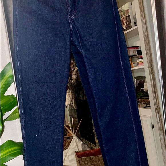 Marithé Francois Girbaud Dark Wash Straight Leg Jeans, SZ 30 - Picture 3 of 7
